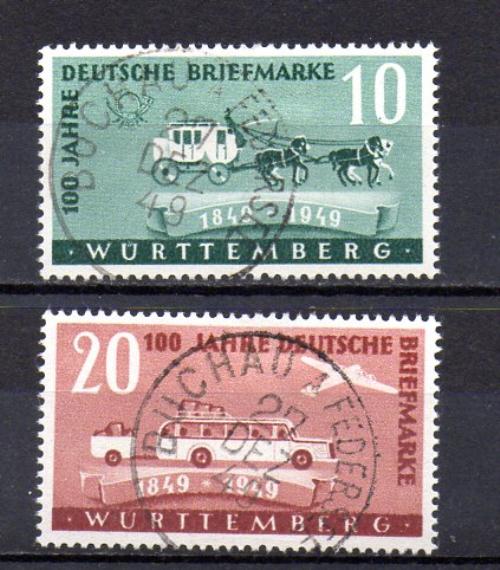 Wurttemberg Nº Michel 49/50 (o)